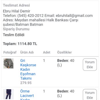 Nare Giyim Ve Aldatıcı Görseller, Ücret İadesi Yapılmaması