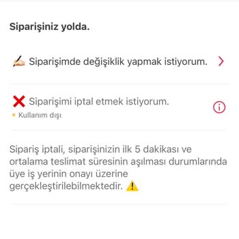 Yemek Sepeti Taahhüdünün Arkasında Durmuyor.