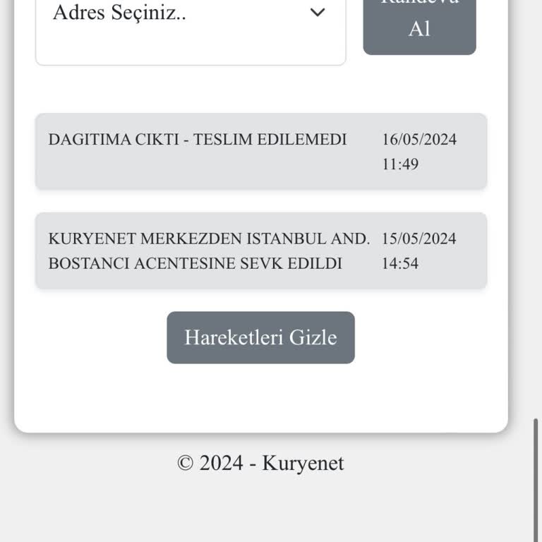 Kuryenet Kartım 1 Haftadır Teslim Edilmedi