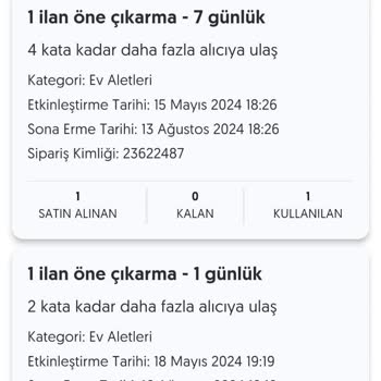 Letgo'da Satın Aldığım Vitaminleri Kullanamıyorum.