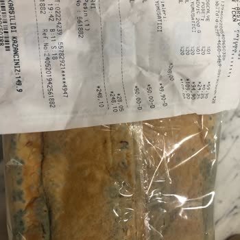 Nimet Gıda Marketten Alınan Sandviç Ekmeğinde Küflenme Sorunu