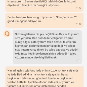 Trendyol Bana Ait Olmayan Sim Karta Rağmen İade Edemediğim Telefon