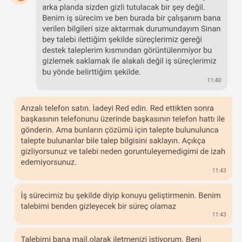 Trendyol Bana Ait Olmayan Sim Karta Rağmen İade Edemediğim Telefon