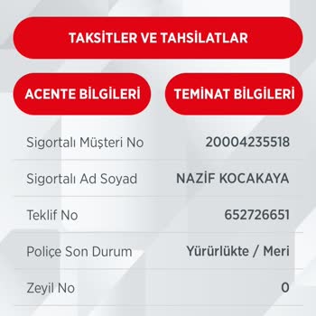 Türkiye Hayat Ve Sigorta Aş. Ve Ziraat Bankası Aş