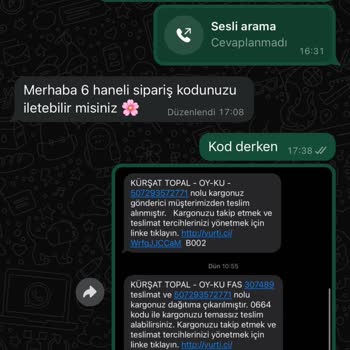 Öykü Fashion İade Yapılmıyor Cevap Verilmiyor