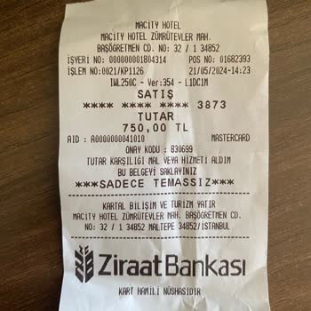 Macity Hotel'deki Yetkilinin Lakayıt Tavrı