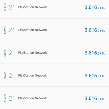 PlayStation Network Bilgi Dışında Kredi Kartından Para Çekiyor.