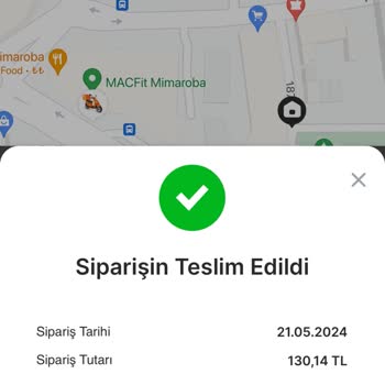 Migros Hemen Siparişi Teslim Etmediği Halde Teslim Edildi Görünüyor.