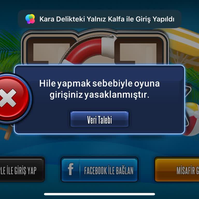 101 Okey Plus Lütfen Hatanızın Farkına Varın Ve Yardımcı Olunuz