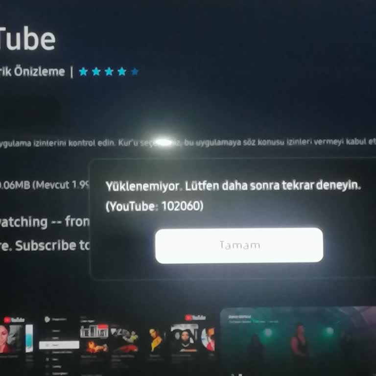 Samsung Hat Kodu Veriyor