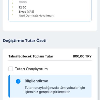 Ajet Uçuş Değişiklik Ve İptal Ücretlerindeki Ücret Tutarsızlığı