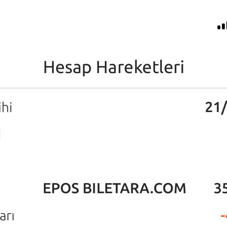 Biletara.com Sistemde Bilet Gözükmüyor