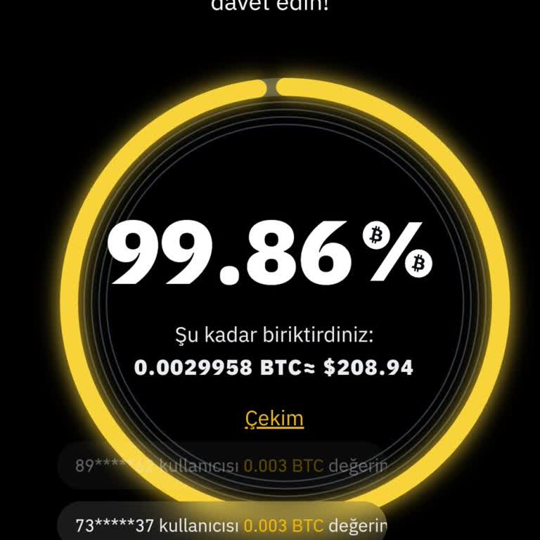 Binance Referans Bonusu Görev Çubuğu İlerlemiyor