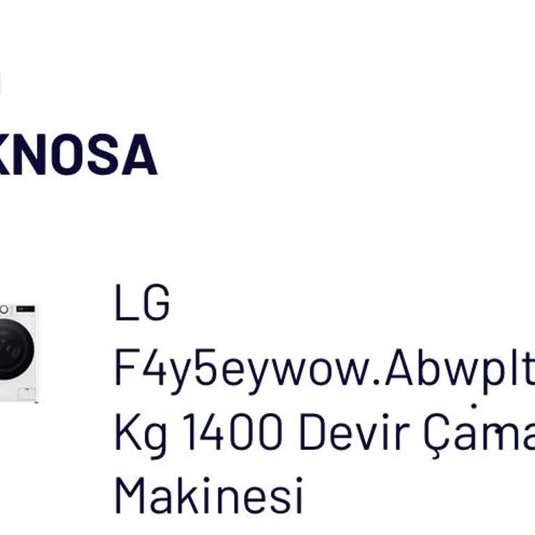 Teknosa. Kusurlu Ürün Göndermiş LG Çamaşır Makinesi