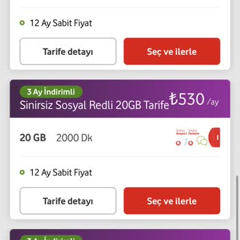 Vodafone'un Taahhüt Bitimiyle Tarifelere Yaptığı Yüksek Fiyatlandırma