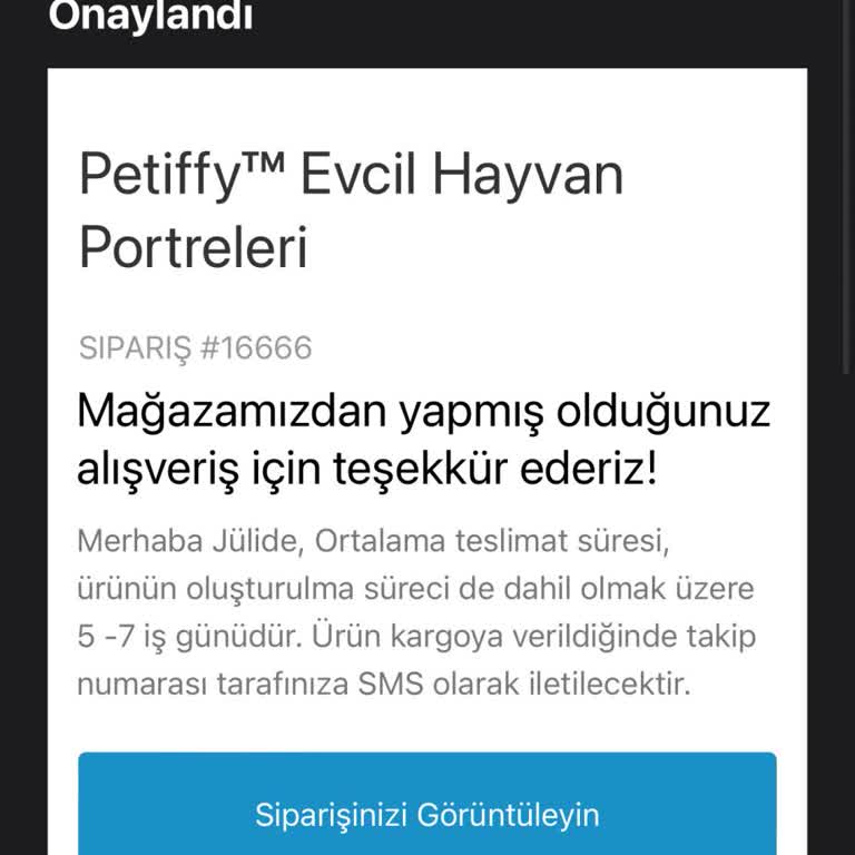 Petiffy Ürün Gelmiyor, Para İadesi Yapılmıyor