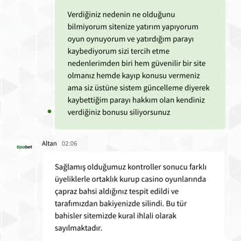 Tipobet Usulsüzlük Yaptığımı İddia Ediyor