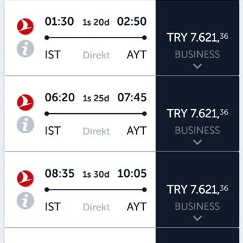 THY'nin Yüksek Fiyatlı Bilet Politikası