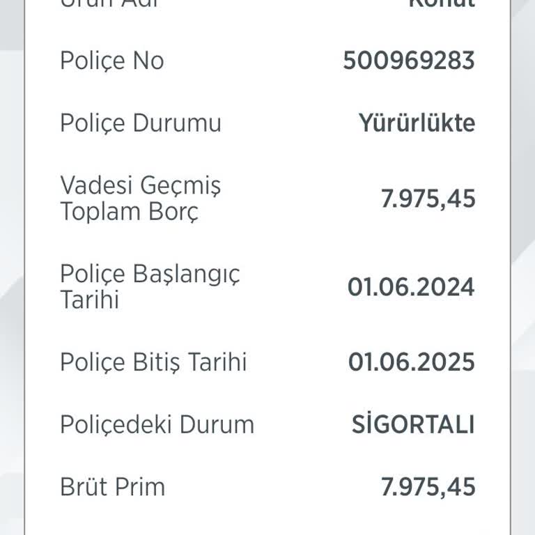 Ziraat Bankası Talebim Olmadan Yapılan Konut Sigortası Poliçesi İptali