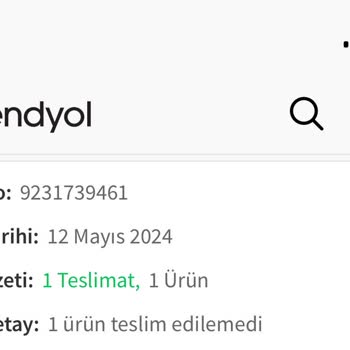 Trendyol Aras Kargo Kargo Teslimatı Yapmadı Kapıma Gelmeden Geri İade Ettiler.