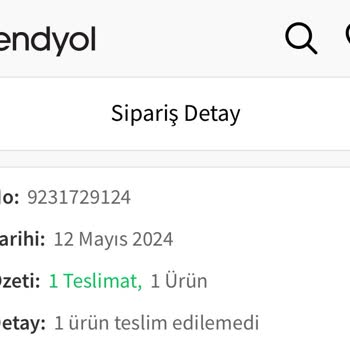 Trendyol Aras Kargo Kargo Teslimatı Yapmadı Kapıma Gelmeden Geri İade Ettiler.