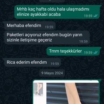 Kajal Ayakkabı Ayakkabı Değişim Yapılmaması