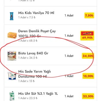 Şok Marketler Şok Bisto Küflü Lavaş Şikayeti.