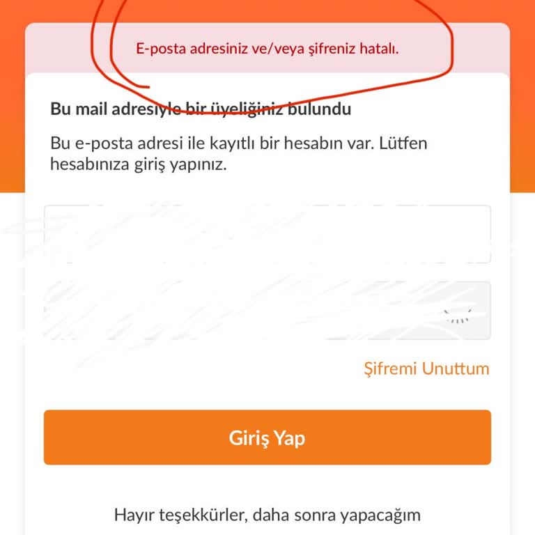 Trendyol Hesabıma Giriş Yapamıyorum