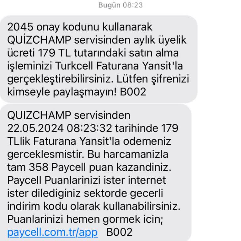 Quizchamp Servisi Acil Yardım