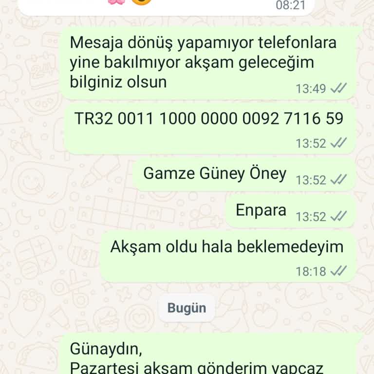 Enza Güzellik Merkezi Para İadesi Etmiyor