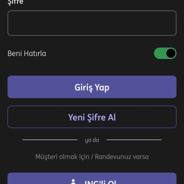 ING Bank Numara Güncelleme