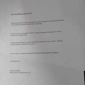 Boyner'den Almış Olduğum Puma Ayakkabı