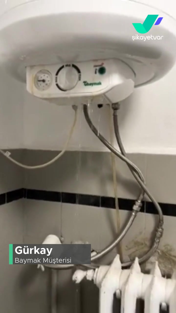 Baymak Termosifon Şelale Gibi Su Akıtıyor! videonun kapak resmi