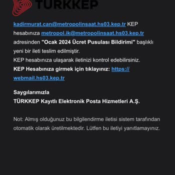 Türkkep Bilgim Olmadan Açılan Mail Hesabı