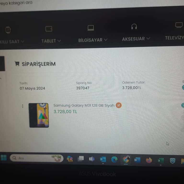 EasyCep Ödemesini Yaptığım Ürünü Hala Alamadım.