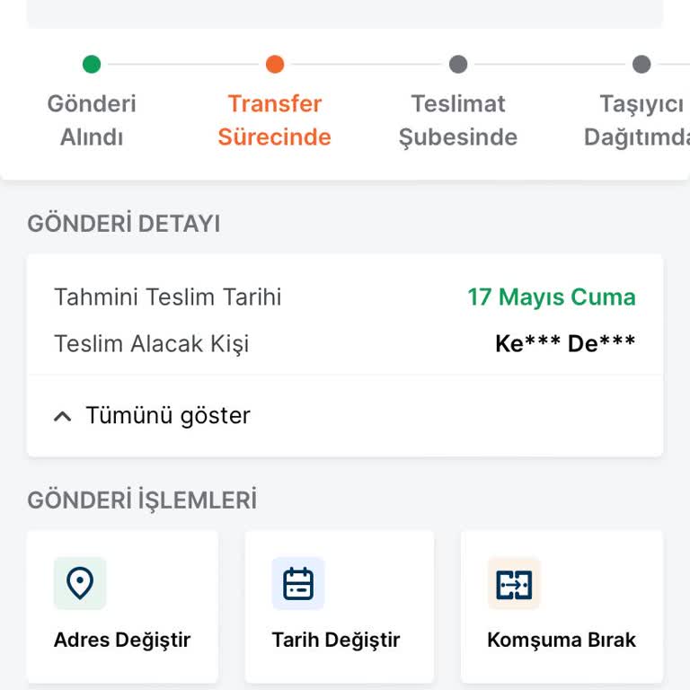 Trendyolmilla-Trendyol Express Kargo Teslim Edilememesi