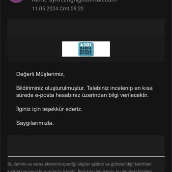 A101 Beyaz Eşya Almak Pişmanlık