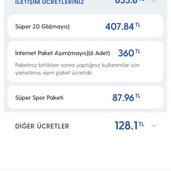 Turkcell Benden Habersiz Süper Sport Paketi Açmış +ek Paketler Açmış