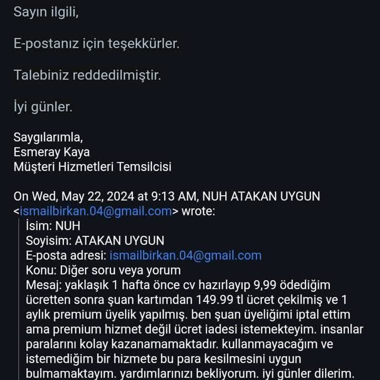 Cvmaker.com Vurdum Duymazlığı