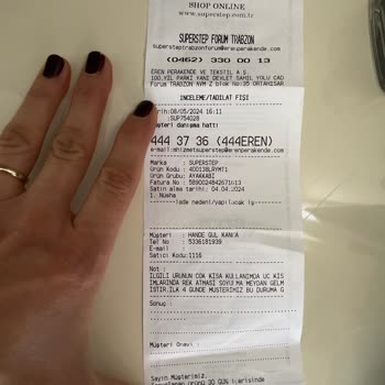 SuperStep Ve Sketchers Şikayeti