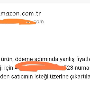 Amazon Siparişlerim Sürekli İptal Oluyor