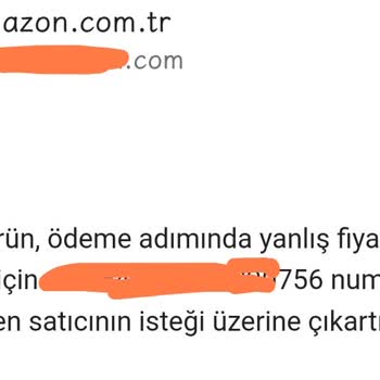 Amazon Siparişlerim Sürekli İptal Oluyor