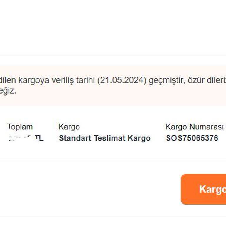 Sosyopix 2 Gündür Siparişimi Kargolamadı!