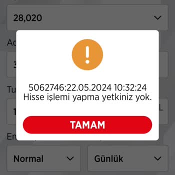 Ziraat Bankası Borsa İşlemi Yapamıyorum