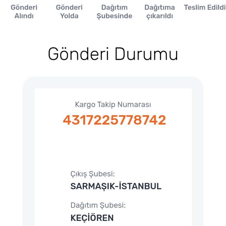 Aras Kargo Galiba Ürünümü Kaybetti