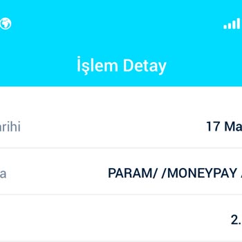 MoneyPay Kartımdan 2679 TL Para Çekildi