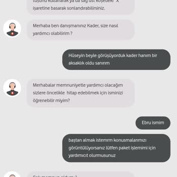Vodafone Paket/Tarife Ve Müşteri Temsilcisi Şikayeti
