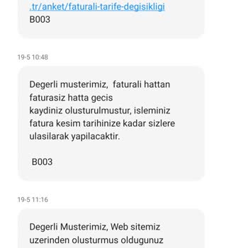 Vodafone'un İşlem Yapmaması