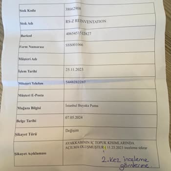 Fast Spor Mağazası Puma Marka Şikayeti