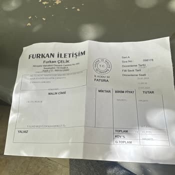 Furkan İletişim Kalitesiz Ürün Ve İletişimsizlik Sorunu